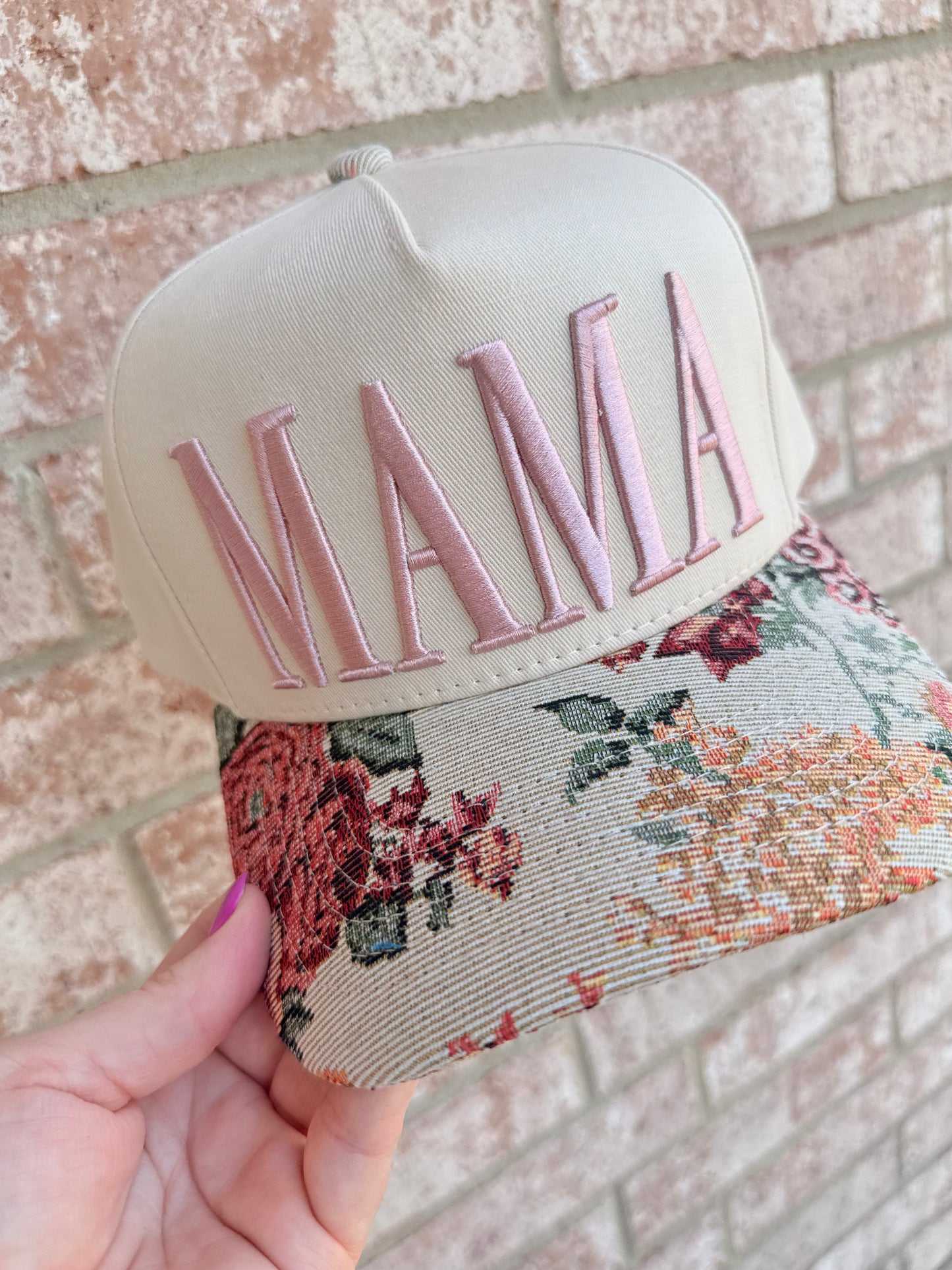 Mama Floral Hat
