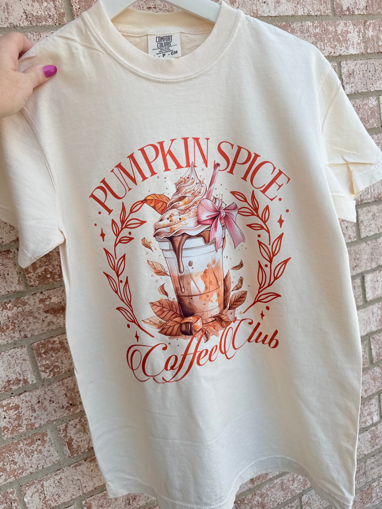 Pumkin Spice Coffee Clup Tee