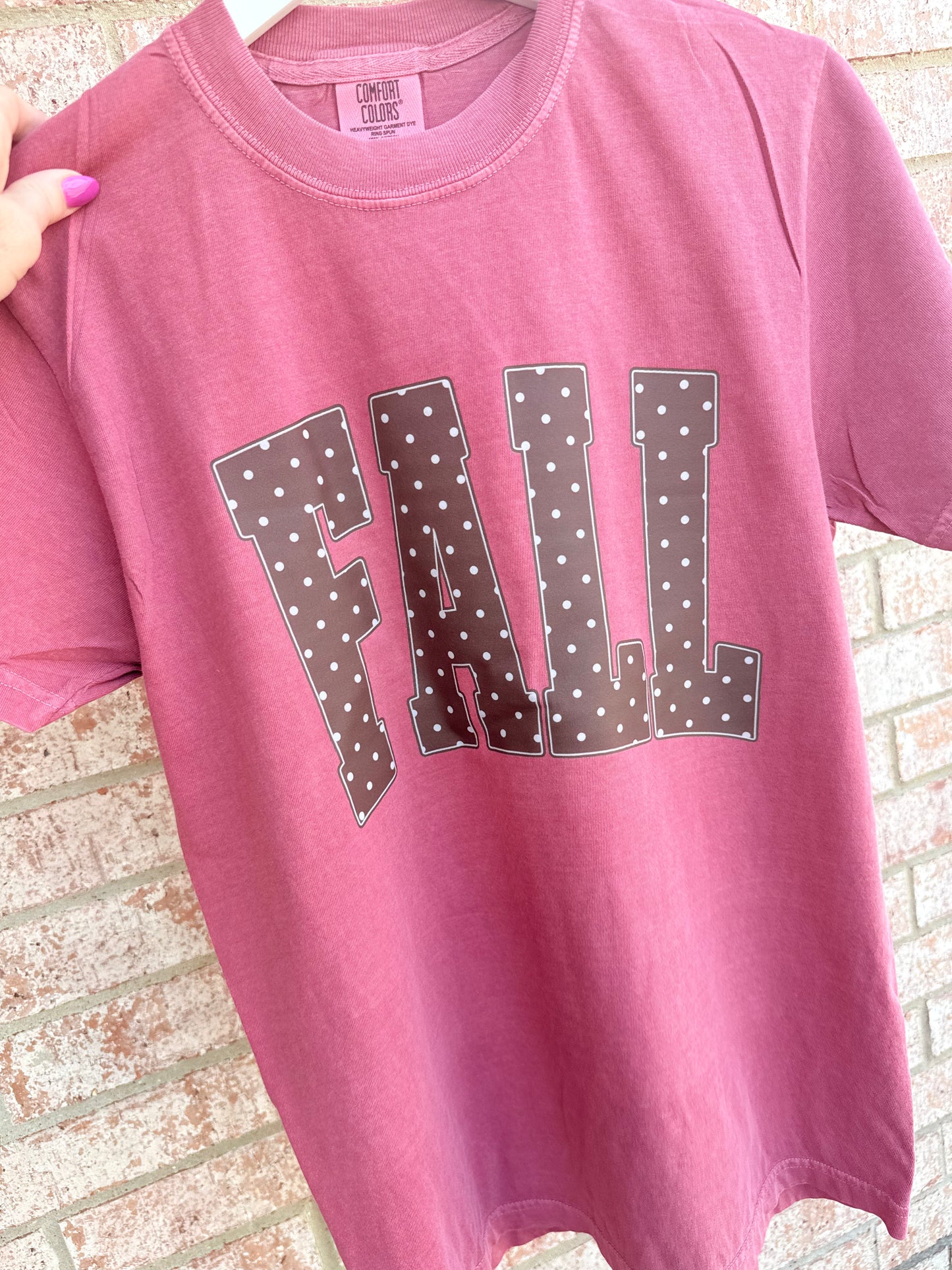 Fall Polk-a-Dot Tee