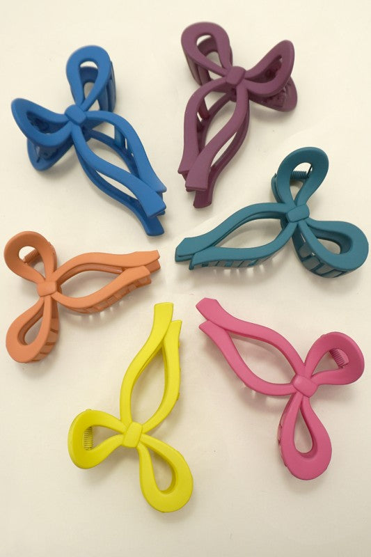 Summer Lovin’ Bow Claw Clips