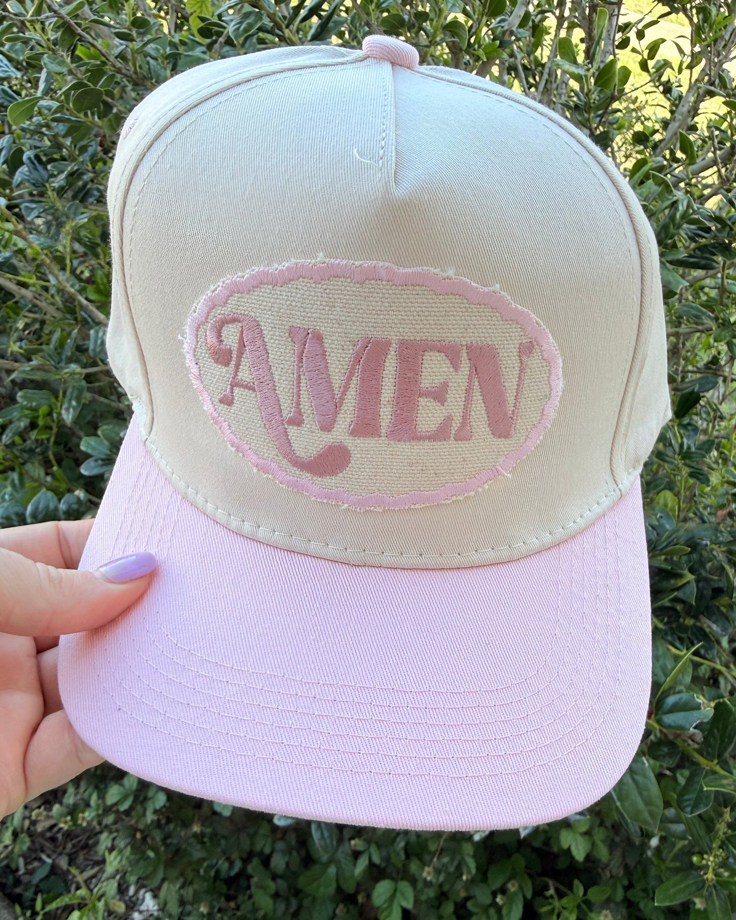 Pink Amen Hat