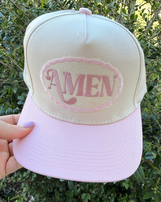 Pink Amen Hat