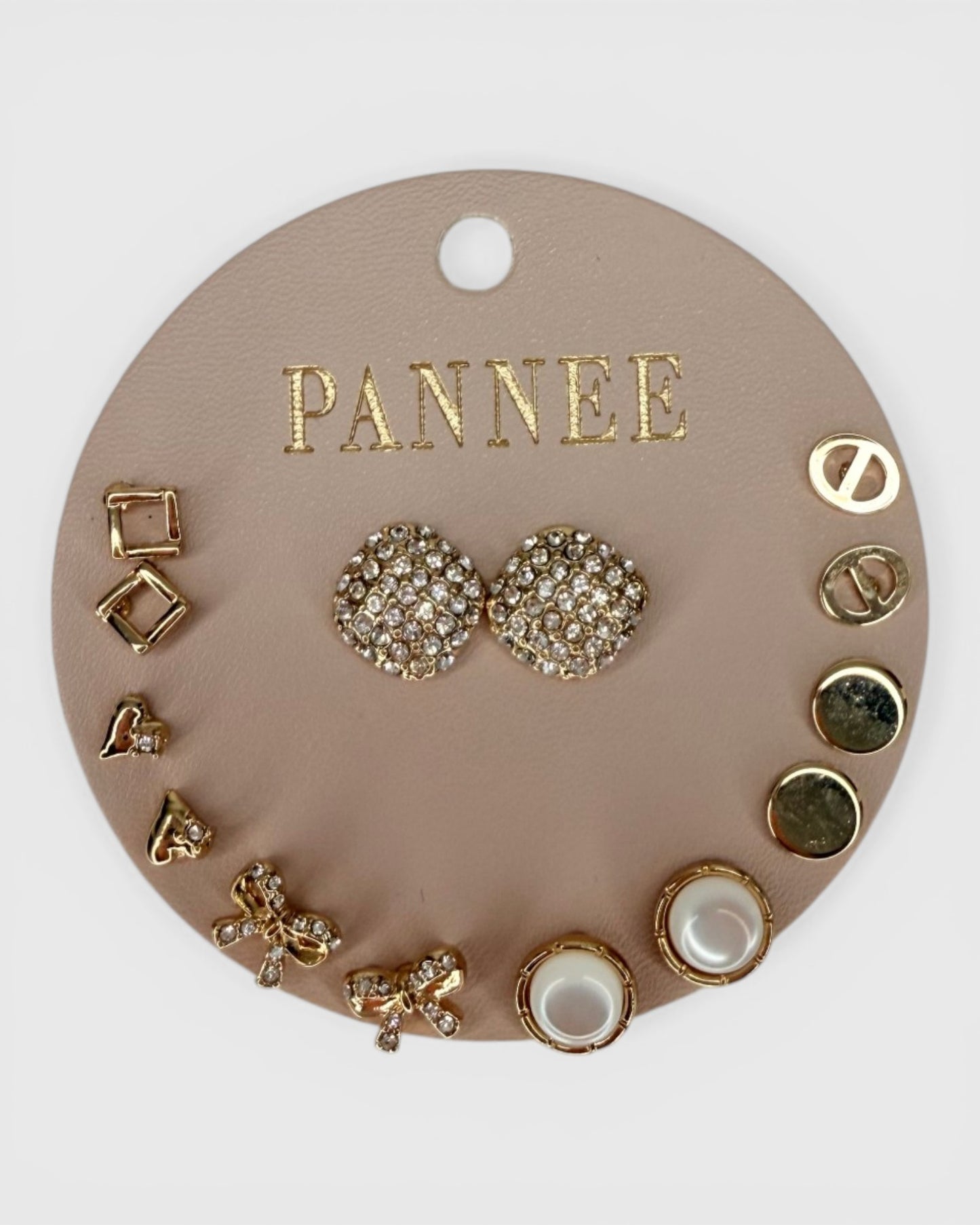 Gold Glam Mini Stud Set