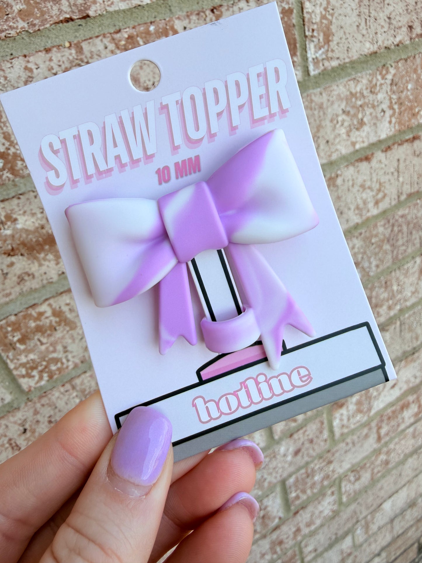 Bow Straw Topper | 3 colors