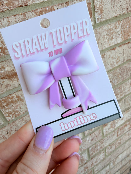 Bow Straw Topper | 3 colors