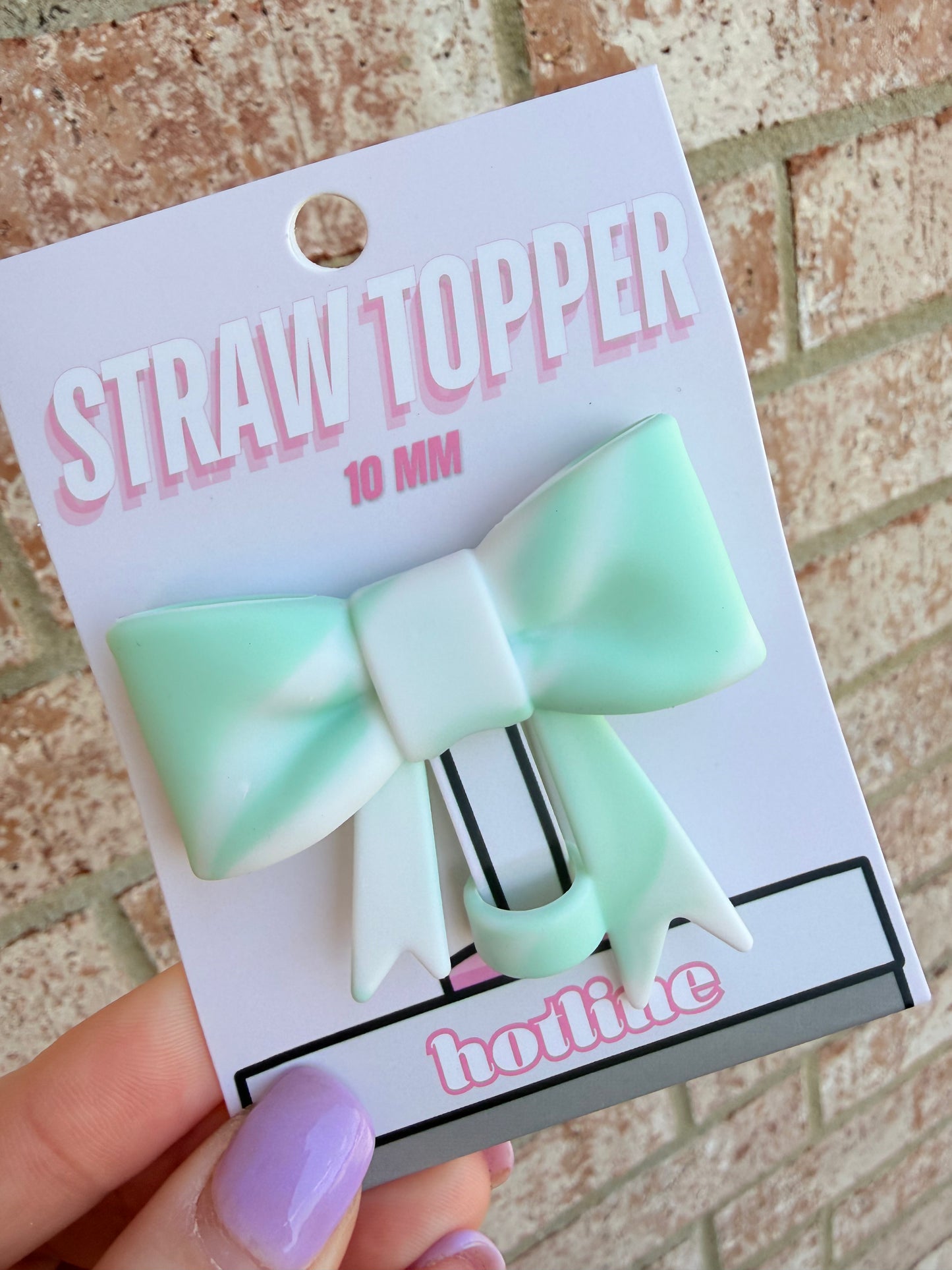 Bow Straw Topper | 3 colors