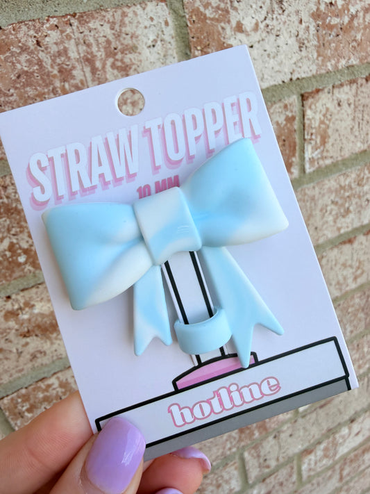 Bow Straw Topper | 3 colors