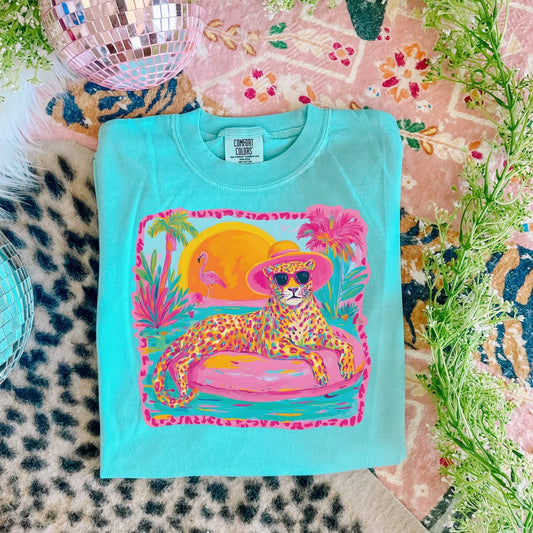 Summer Cheetah Tee