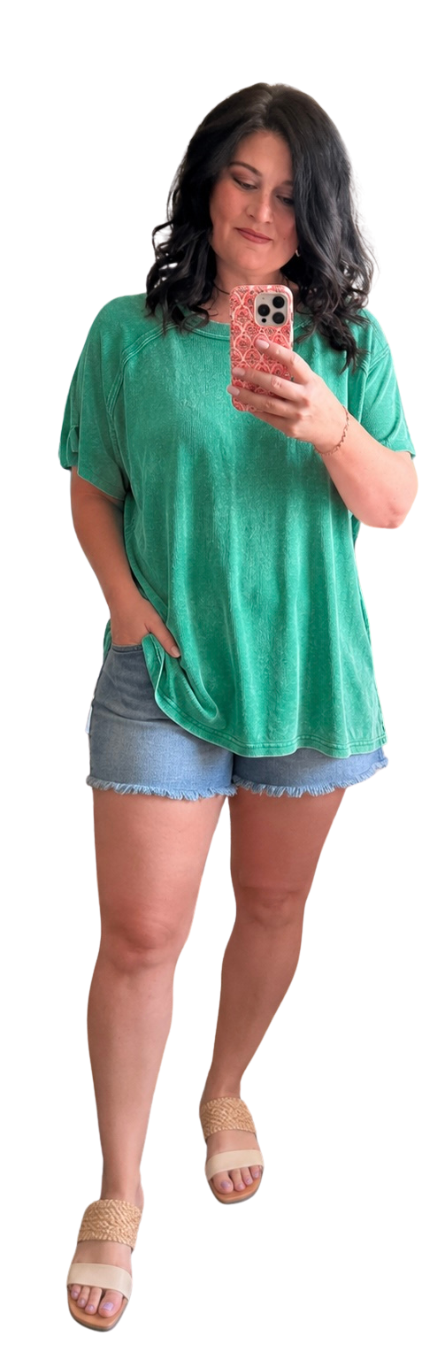 Lucky Girl Ribbed Tee