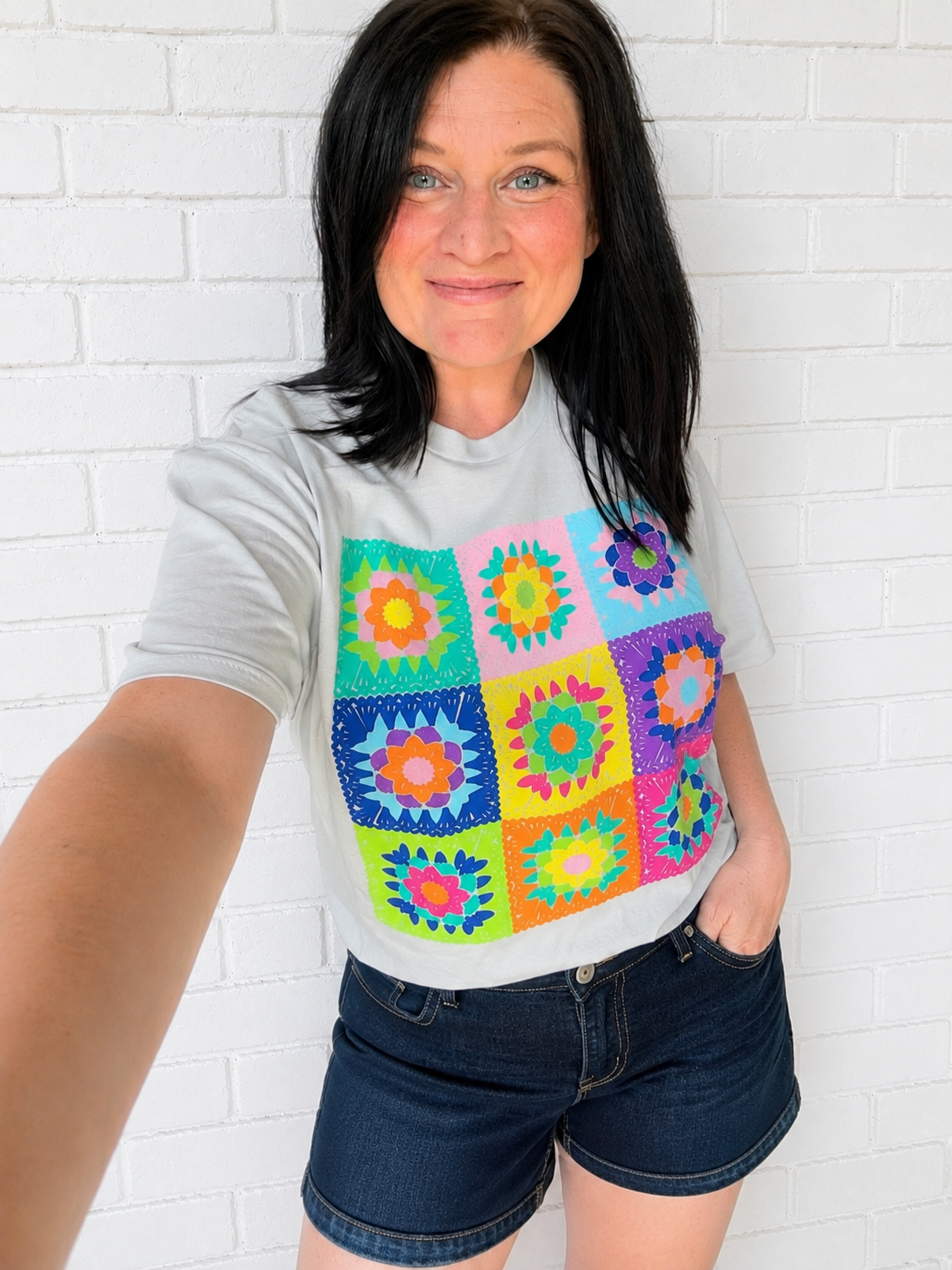 Bright Blooms Graphic Tee