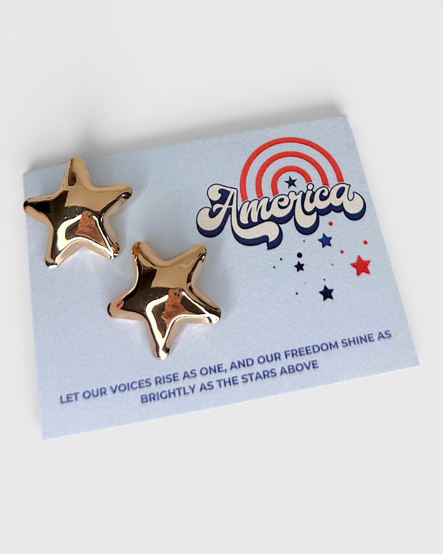 Star Stud Earrings (Gold or Silver)
