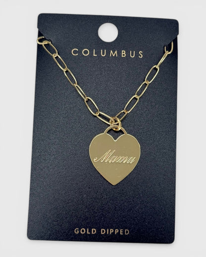 Mama Heart Necklace