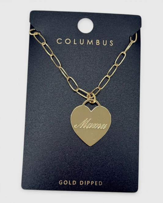 Mama Heart Necklace